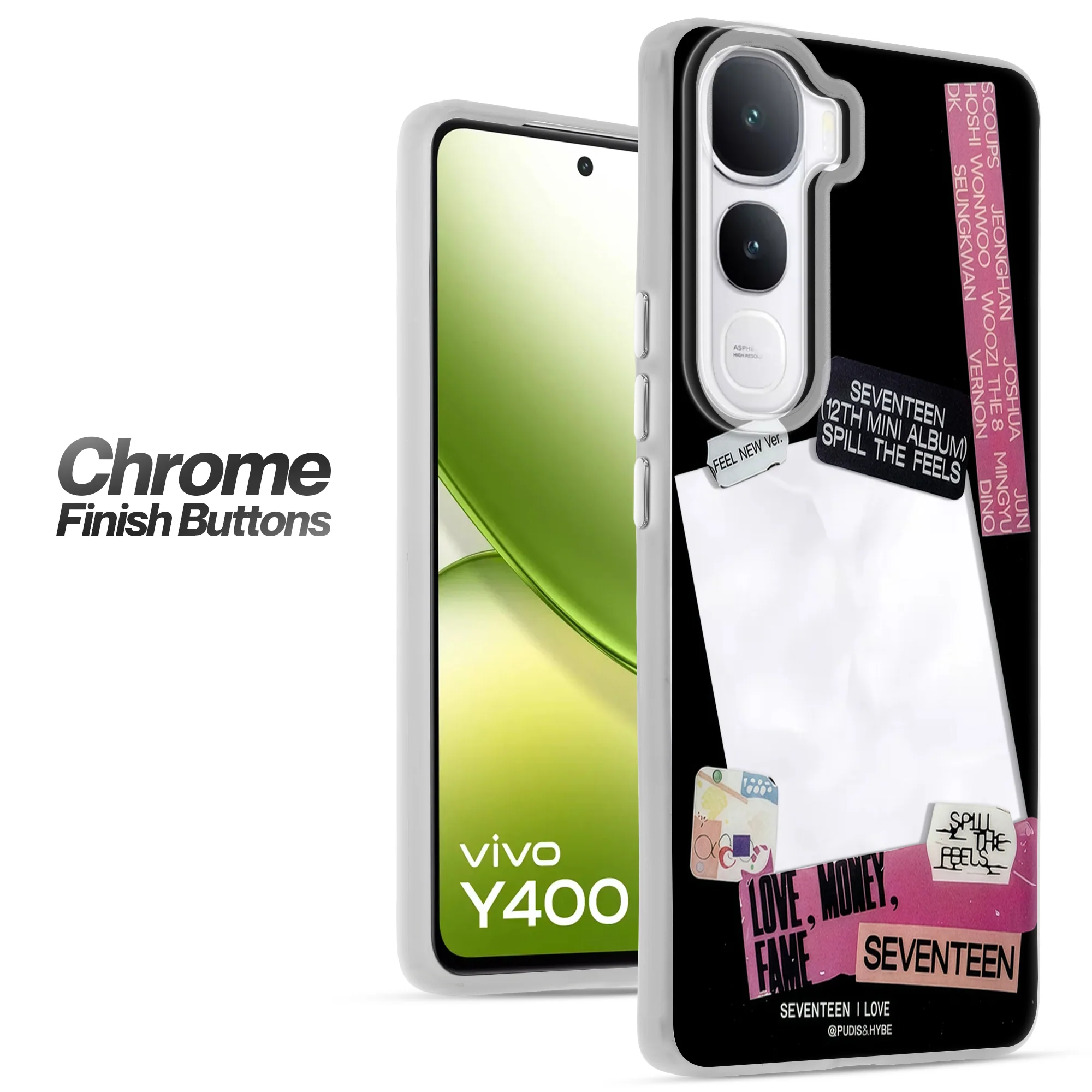 Designer Cover Case with Customizable Transparent Slot for Personalised Photos For Vivo Y400 5G - Image 46