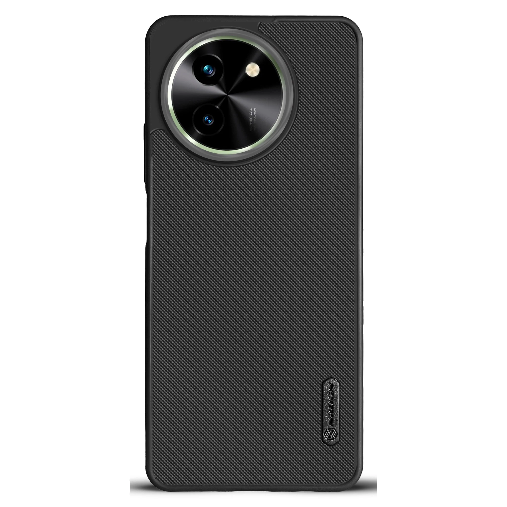Dotted Silicon With Matt Ring Camera Protection Back Case Cover for Vivo T3x 5G - Image 3