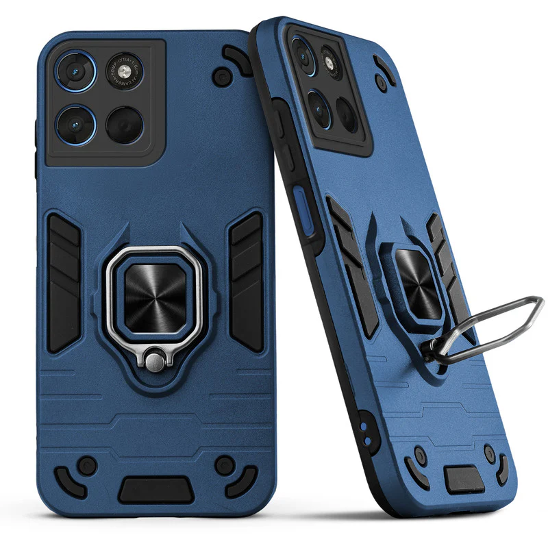 Dual Layer Shockproof Back Cover with 360° Rotatable Ring Grip & Impact Resistant Frame for Motorola G57 Power 5G - Image 5