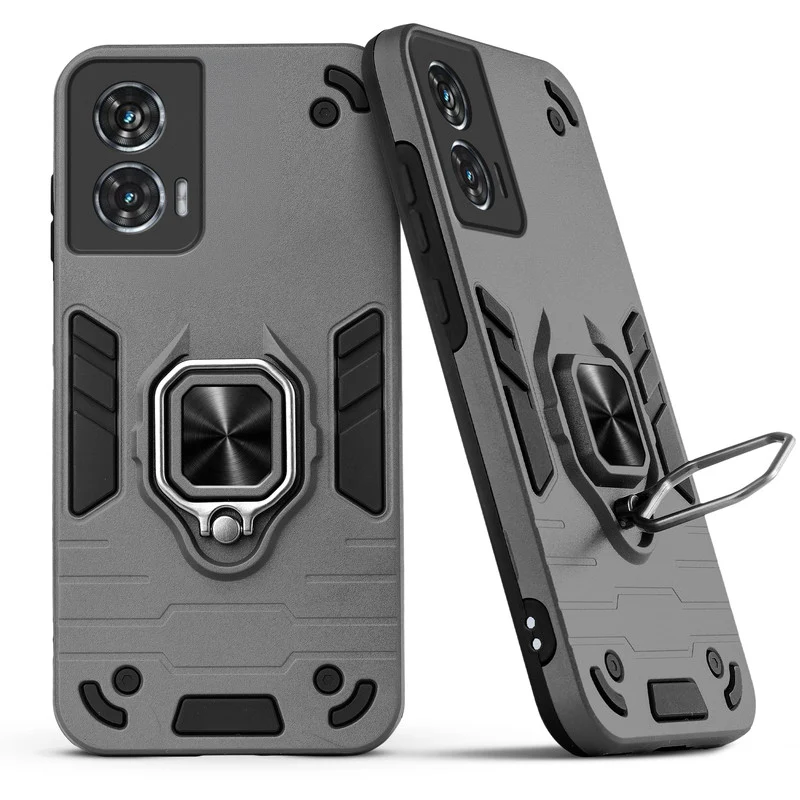 Dual Layer Shockproof Back Cover with 360° Rotatable Ring Grip & Impact Resistant Frame for Motorola Moto Edge 50 Fusion 5G - Image 33