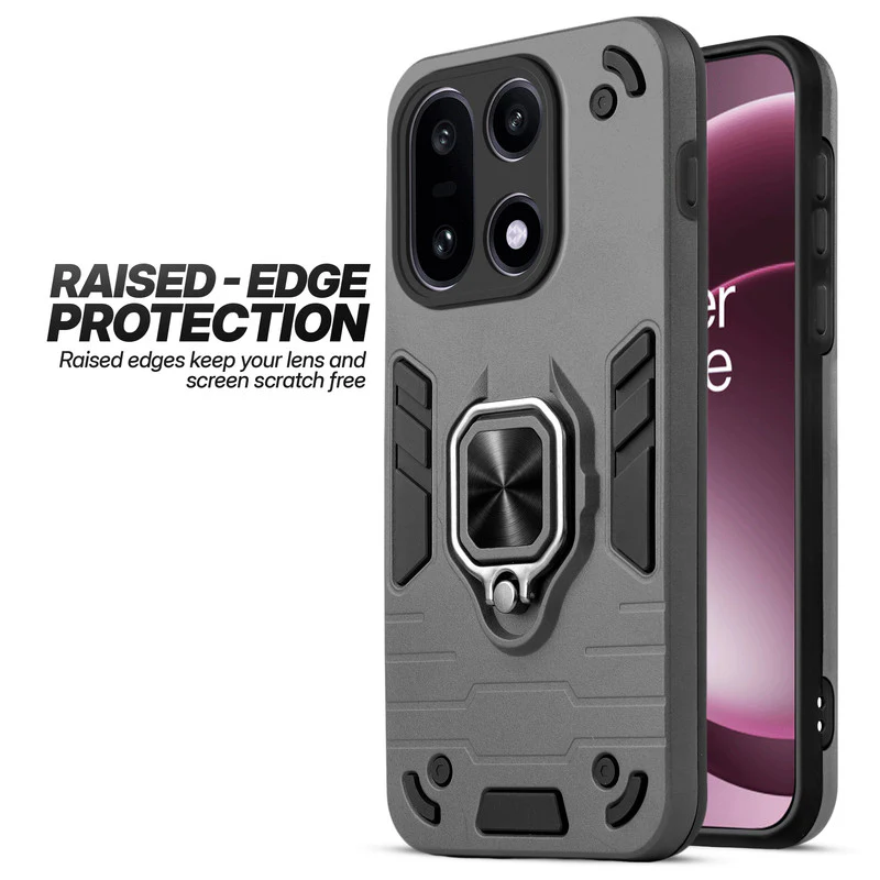 Dual Layer Shockproof Back Cover with 360° Rotatable Ring Grip & Impact Resistant Frame for OnePlus 15 5G - Image 35