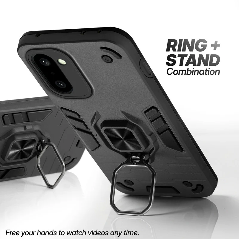 Dual Layer Shockproof Back Cover with 360° Rotatable Ring Grip & Impact Resistant Frame for OnePlus 15R 5G - Image 24