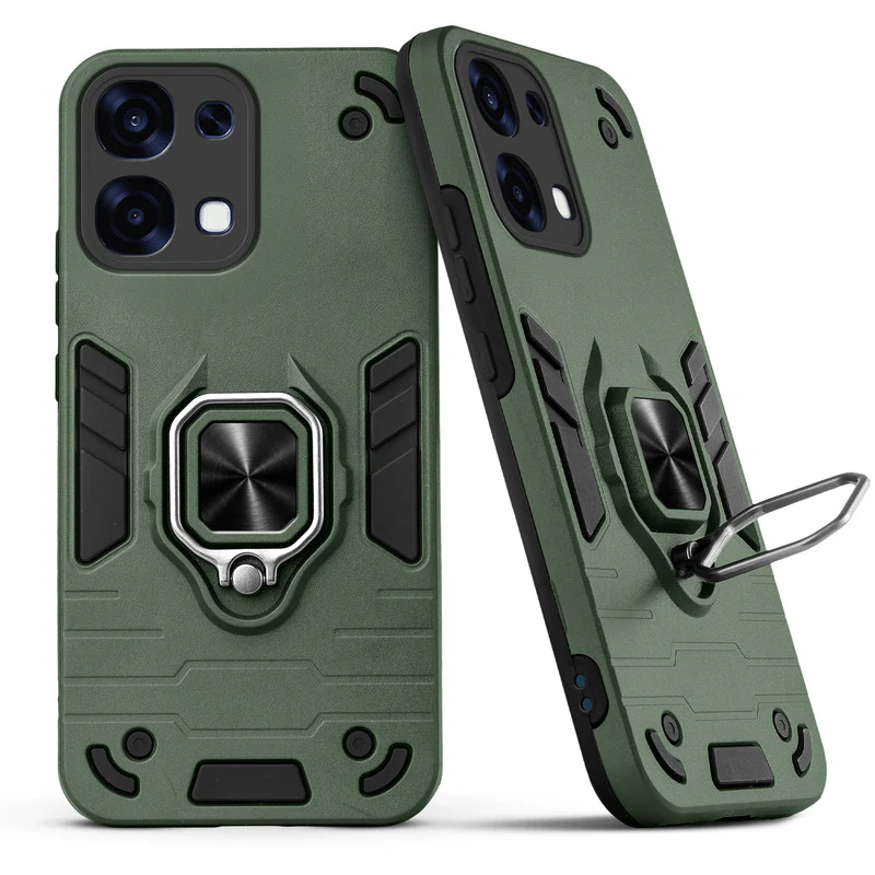 Dual Layer Shockproof Back Cover with 360° Rotatable Ring Grip & Impact Resistant Frame for Oppo F31 5G - Image 19
