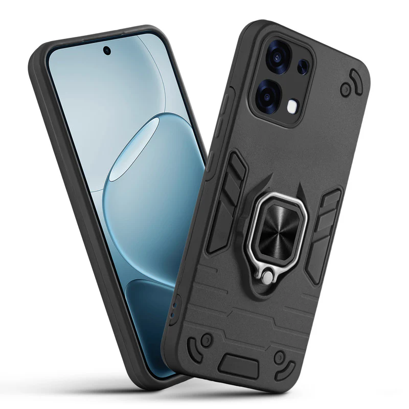 Dual Layer Shockproof Back Cover with 360° Rotatable Ring Grip & Impact Resistant Frame for Oppo F31 5G - Image 27