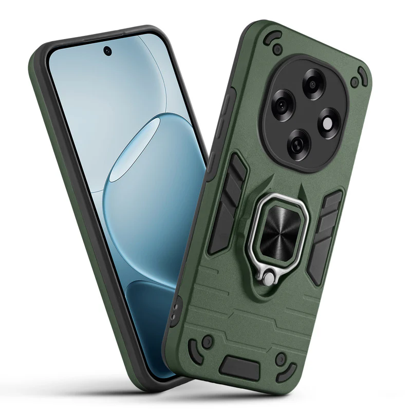 Dual Layer Shockproof Back Cover with 360° Rotatable Ring Grip & Impact Resistant Frame for Oppo F31 Pro 5G - Image 20