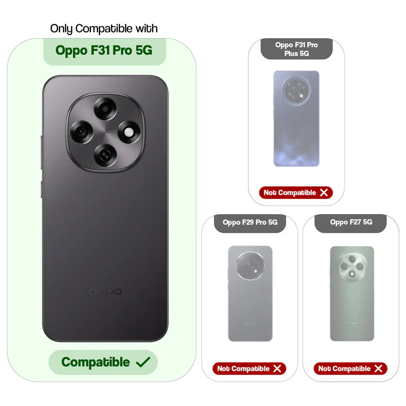 Dual Layer Shockproof Back Cover with 360° Rotatable Ring Grip & Impact Resistant Frame for Oppo F31 Pro 5G - Image 23