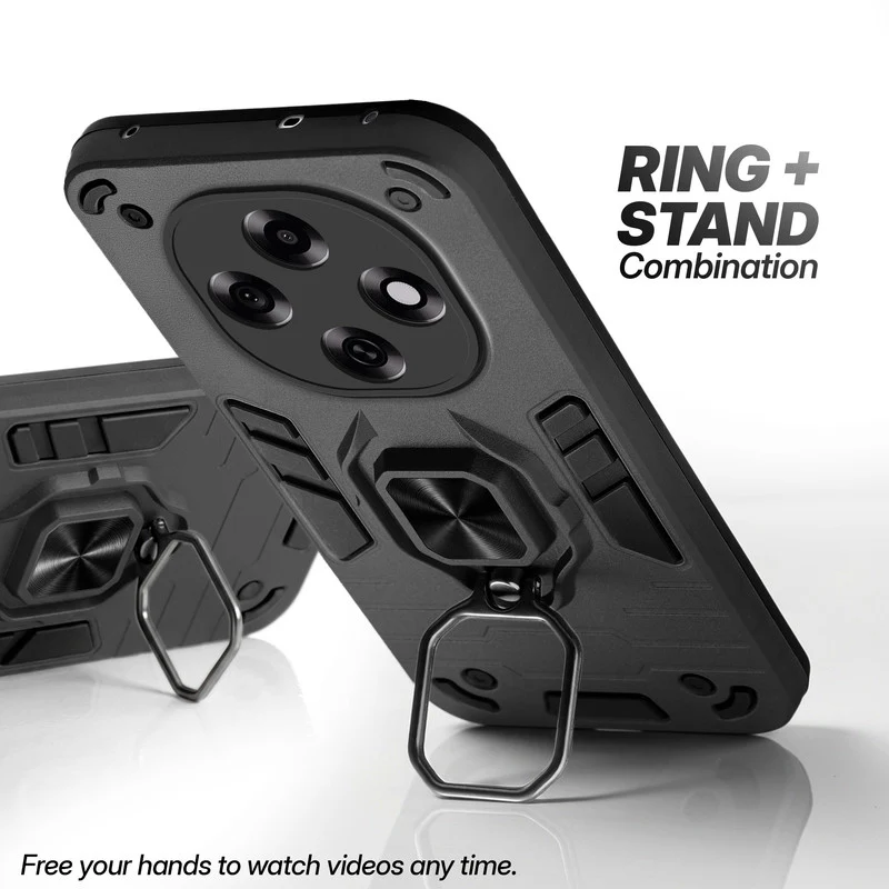 Dual Layer Shockproof Back Cover with 360° Rotatable Ring Grip & Impact Resistant Frame for Oppo F31 Pro 5G - Image 24