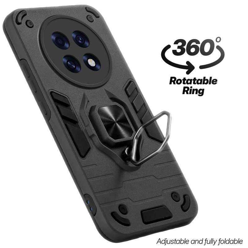 Dual Layer Shockproof Back Cover with 360° Rotatable Ring Grip & Impact Resistant Frame for Oppo F31 Pro Plus 5G - Image 22