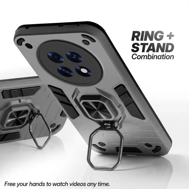 Dual Layer Shockproof Back Cover with 360° Rotatable Ring Grip & Impact Resistant Frame for Oppo F31 Pro Plus 5G - Image 31