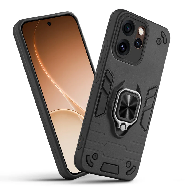 Dual Layer Shockproof Back Cover with 360° Rotatable Ring Grip & Impact Resistant Frame for Oppo Reno 15 Pro 5G - Image 27