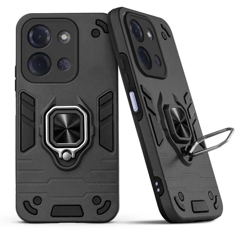 Dual Layer Shockproof Back Cover with 360° Rotatable Ring Grip & Impact Resistant Frame for Poco C85 5G - Image 26