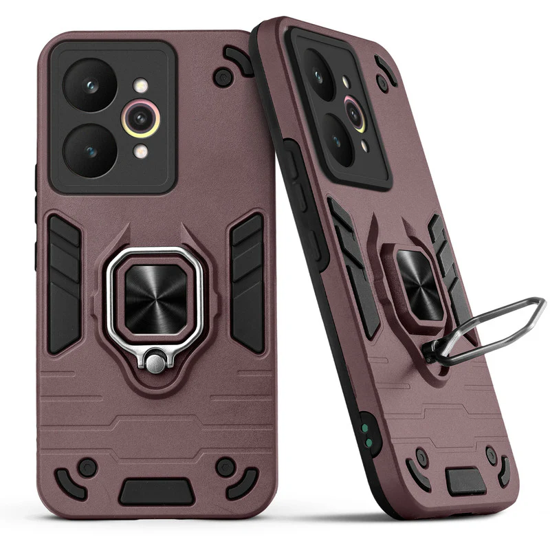 Dual Layer Shockproof Back Cover with 360° Rotatable Ring Grip & Impact Resistant Frame for Realme 15 Pro 5G - Image 12
