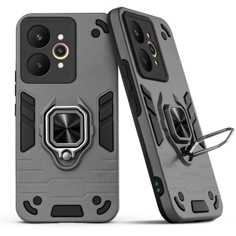Dual Layer Shockproof Back Cover with 360° Rotatable Ring Grip & Impact Resistant Frame for Realme 15 Pro 5G - Image 33