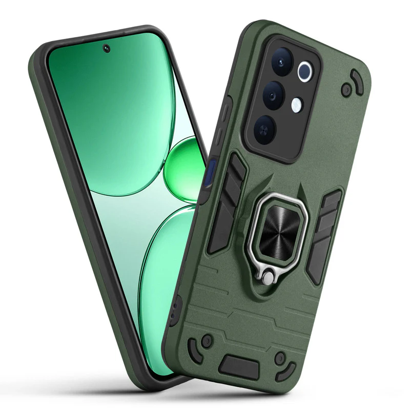 Dual Layer Shockproof Back Cover with 360° Rotatable Ring Grip & Impact Resistant Frame for Realme 15x 5G - Image 20