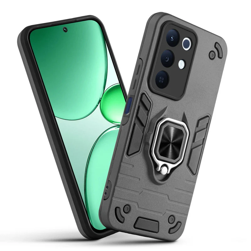 Dual Layer Shockproof Back Cover with 360° Rotatable Ring Grip & Impact Resistant Frame for Realme 15x 5G - Image 34
