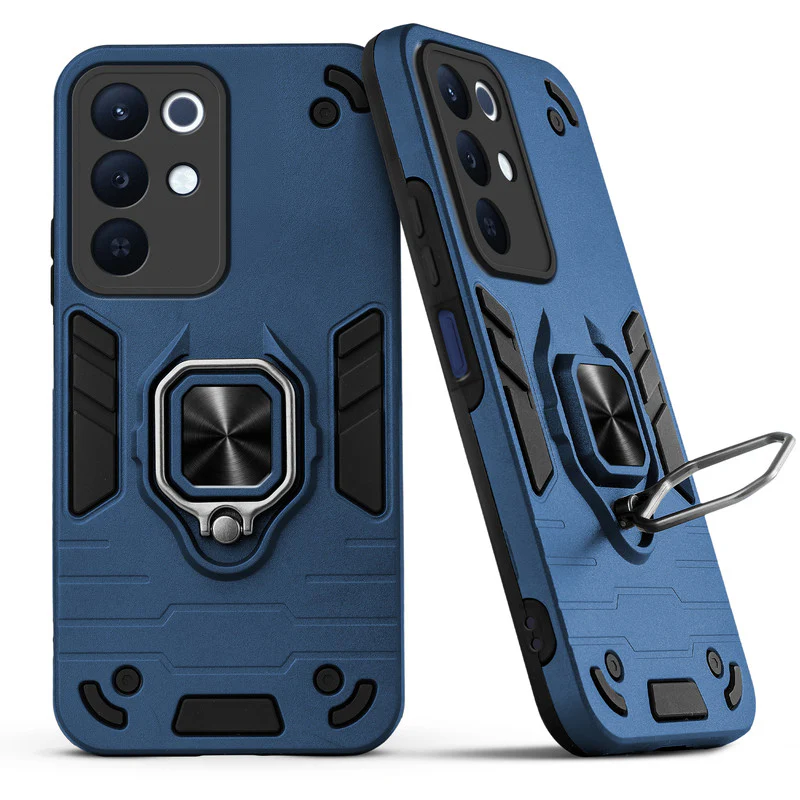 Dual Layer Shockproof Back Cover with 360° Rotatable Ring Grip & Impact Resistant Frame for Realme 15x 5G - Image 5