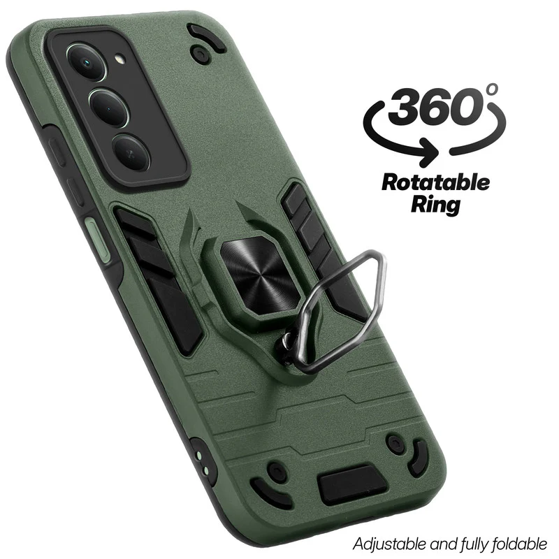 Dual Layer Shockproof Back Cover with 360° Rotatable Ring Grip & Impact Resistant Frame for Redmi 15 5G - Image 22