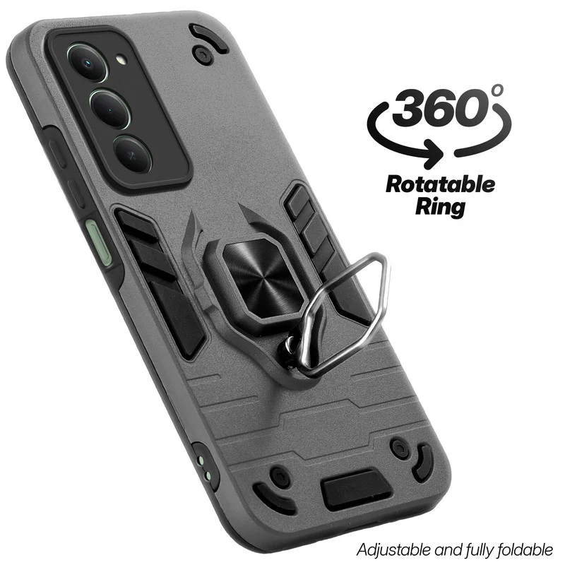 Dual Layer Shockproof Back Cover with 360° Rotatable Ring Grip & Impact Resistant Frame for Redmi 15 5G - Image 29