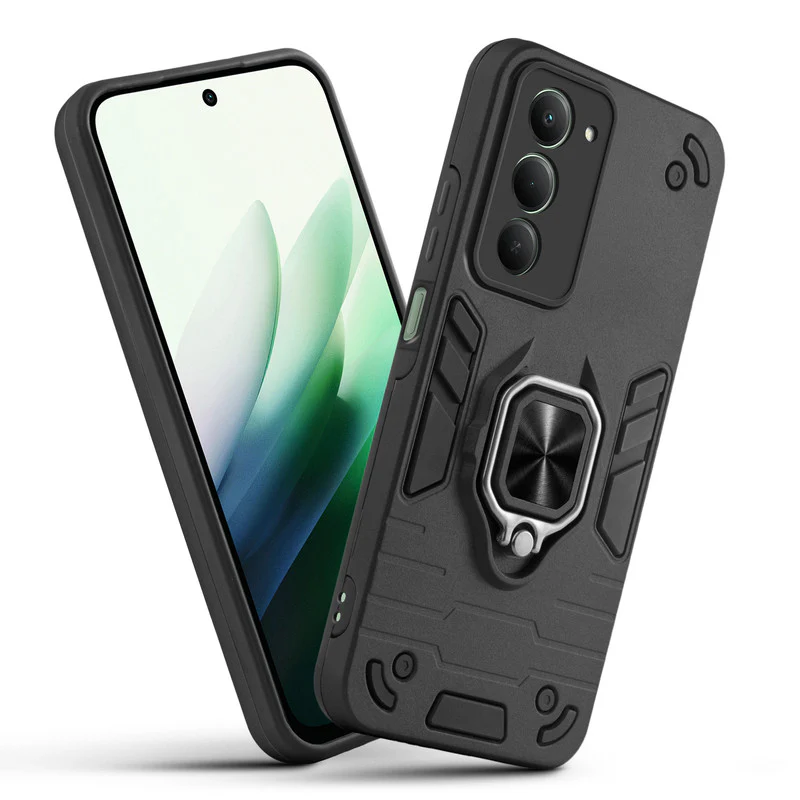 Dual Layer Shockproof Back Cover with 360° Rotatable Ring Grip & Impact Resistant Frame for Redmi 15 5G - Image 6