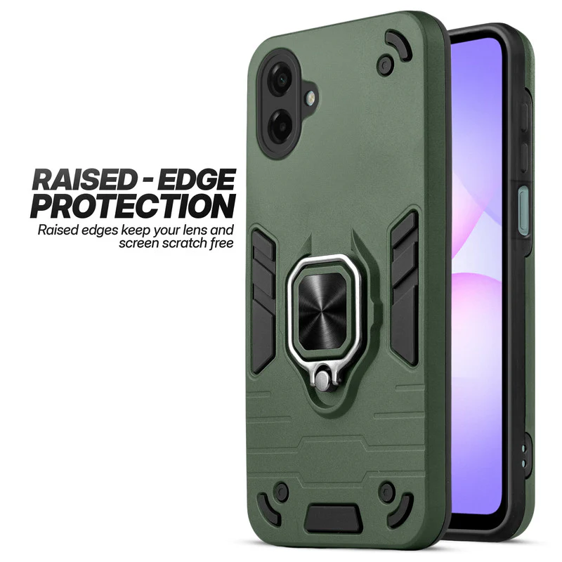 Dual Layer Shockproof Back Cover with 360° Rotatable Ring Grip & Impact Resistant Frame for Samsung A07 5G - Image 21
