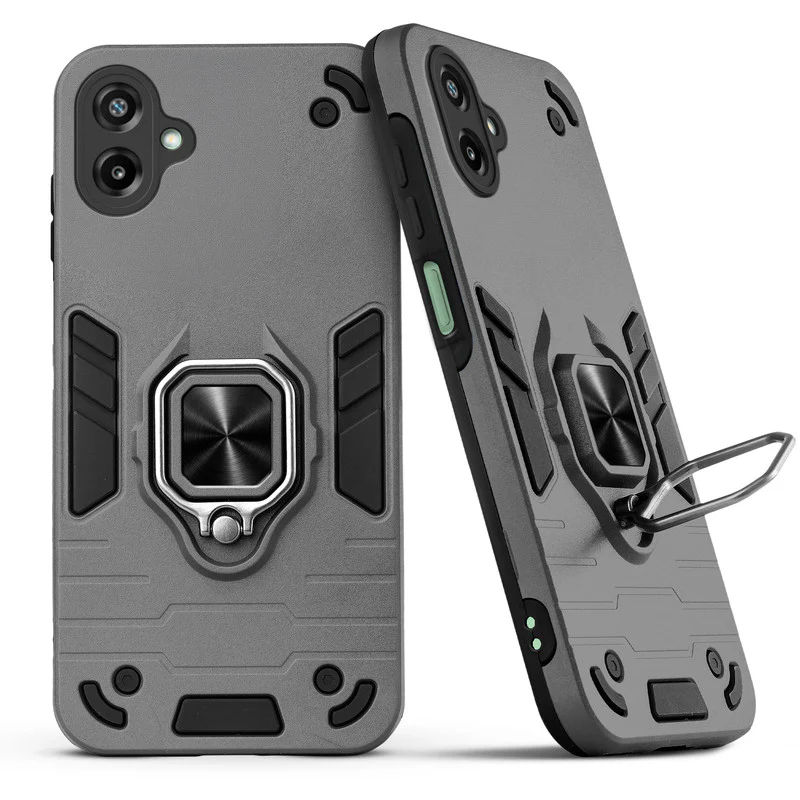 Dual Layer Shockproof Back Cover with 360° Rotatable Ring Grip & Impact Resistant Frame for Samsung F70e 5G - Image 19