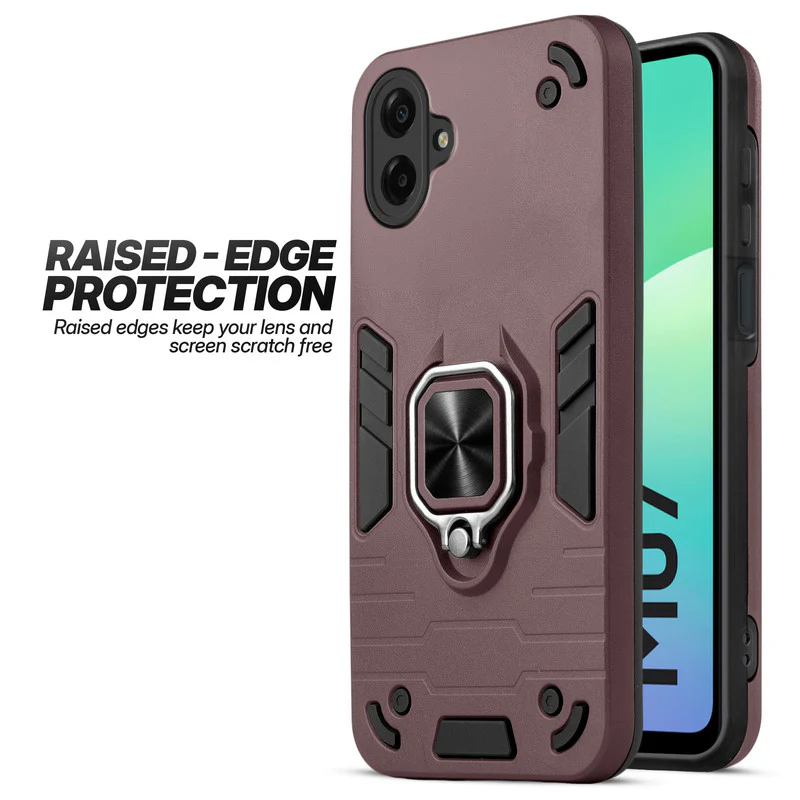 Dual Layer Shockproof Back Cover with 360° Rotatable Ring Grip & Impact Resistant Frame for Samsung M07 - Image 21