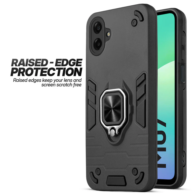 Dual Layer Shockproof Back Cover with 360° Rotatable Ring Grip & Impact Resistant Frame for Samsung M07 - Image 7