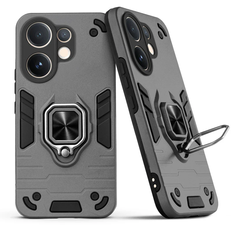 Dual Layer Shockproof Back Cover with 360° Rotatable Ring Grip & Impact Resistant Frame for Vivo V60 5G - Image 33