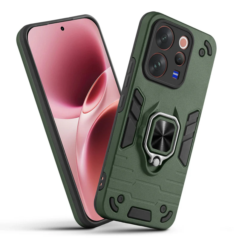 Dual Layer Shockproof Back Cover with 360° Rotatable Ring Grip & Impact Resistant Frame for Vivo V70 5G - Image 13