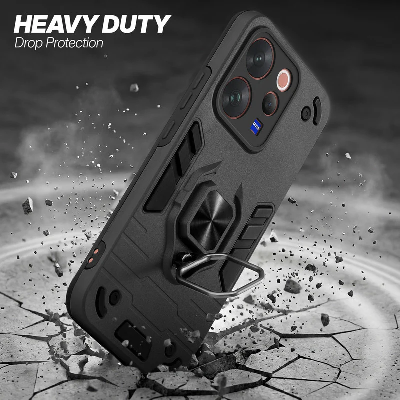 Dual Layer Shockproof Back Cover with 360° Rotatable Ring Grip & Impact Resistant Frame for Vivo V70 5G - Image 18