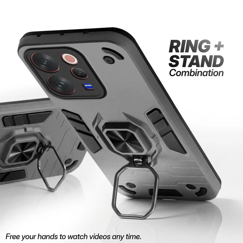 Dual Layer Shockproof Back Cover with 360° Rotatable Ring Grip & Impact Resistant Frame for Vivo V70 5G - Image 24