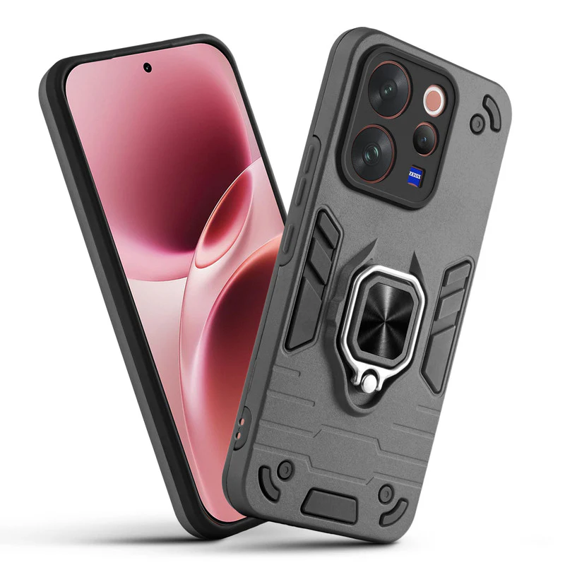 Dual Layer Shockproof Back Cover with 360° Rotatable Ring Grip & Impact Resistant Frame for Vivo V70 5G - Image 27