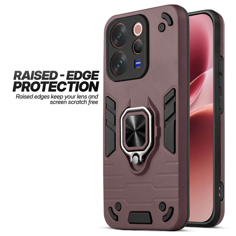Dual Layer Shockproof Back Cover with 360° Rotatable Ring Grip & Impact Resistant Frame for Vivo V70 Elite 5G - Image 35