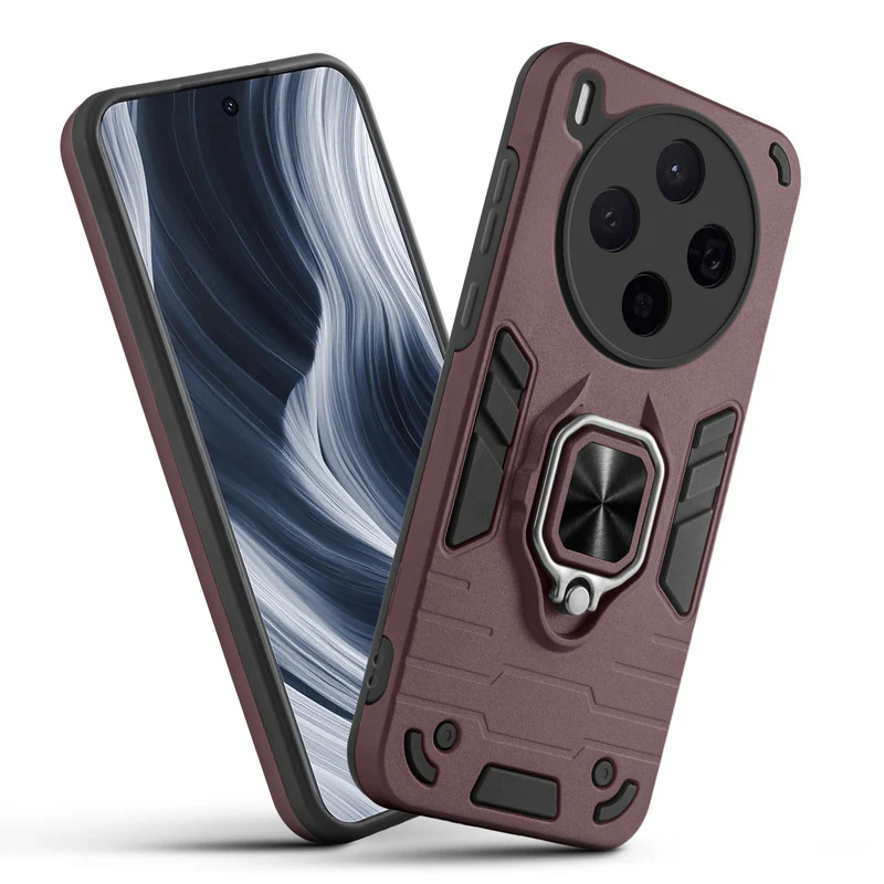 Dual Layer Shockproof Back Cover with 360° Rotatable Ring Grip & Impact Resistant Frame for Vivo X300 5G - Image 20
