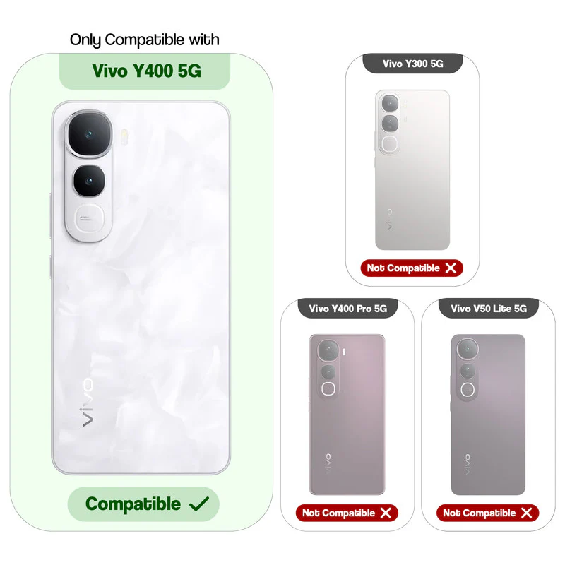 Dual Layer Shockproof Back Cover with 360° Rotatable Ring Grip & Impact Resistant Frame for Vivo Y400 5G - Image 23