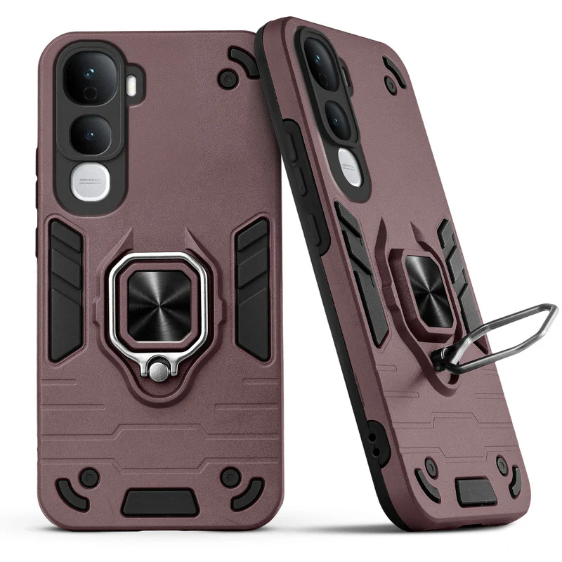 Dual Layer Shockproof Back Cover with 360° Rotatable Ring Grip & Impact Resistant Frame for Vivo Y400 Pro 5G - Image 12