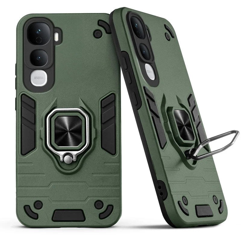 Dual Layer Shockproof Back Cover with 360° Rotatable Ring Grip & Impact Resistant Frame for Vivo Y400 Pro 5G - Image 19
