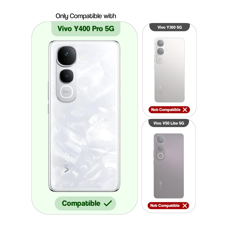 Dual Layer Shockproof Back Cover with 360° Rotatable Ring Grip & Impact Resistant Frame for Vivo Y400 Pro 5G - Image 23