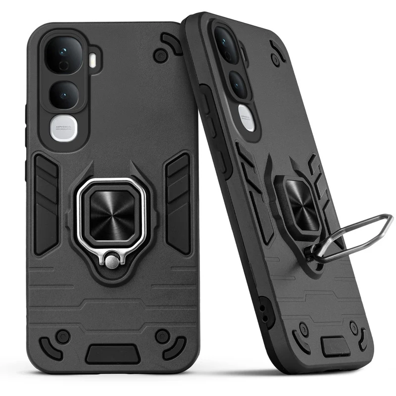 Dual Layer Shockproof Back Cover with 360° Rotatable Ring Grip & Impact Resistant Frame for Vivo Y400 Pro 5G - Image 26
