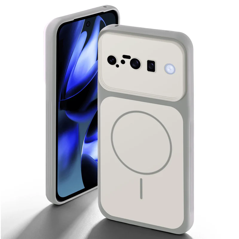 Dual Tone Silicone Back Cover Case With Metal Like Buttons For Google Pixel 10 5G - Image 27