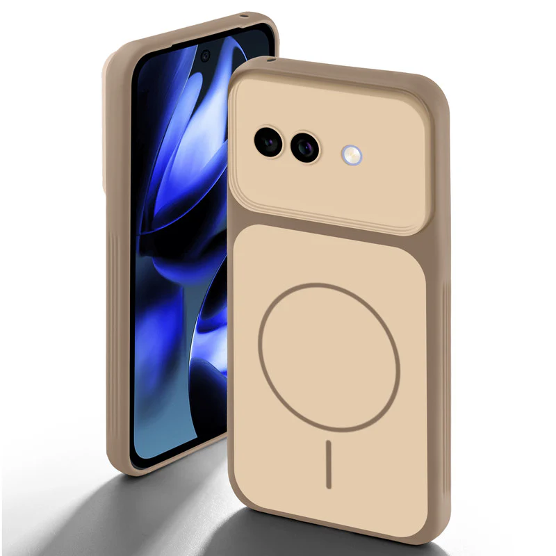 Dual Tone Silicone Back Cover Case With Metal Like Buttons For Google Pixel 9A 5G - Image 17