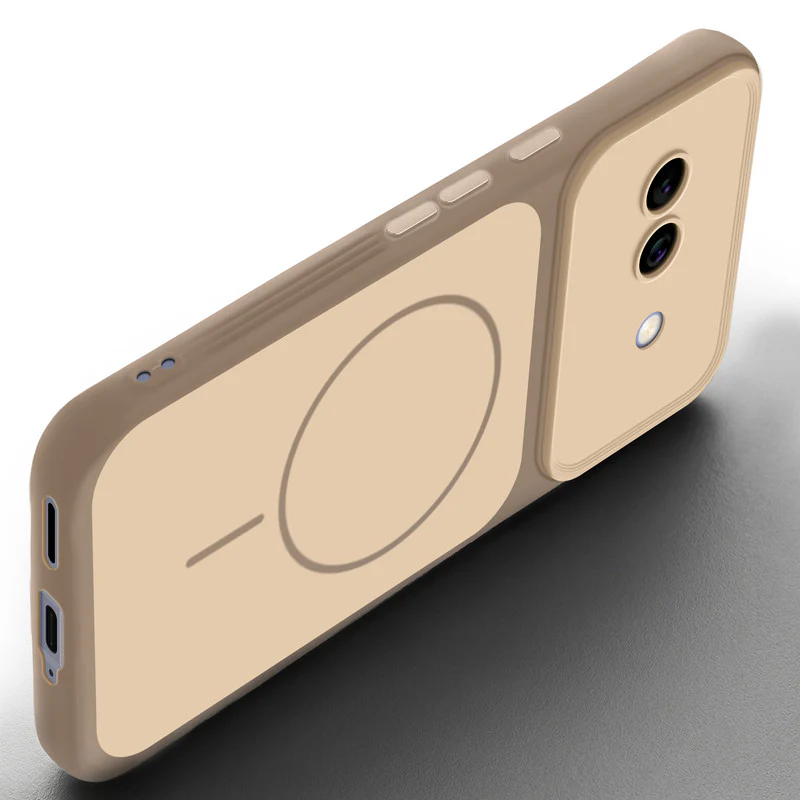 Dual Tone Silicone Back Cover Case With Metal Like Buttons For Google Pixel 9A 5G - Image 20