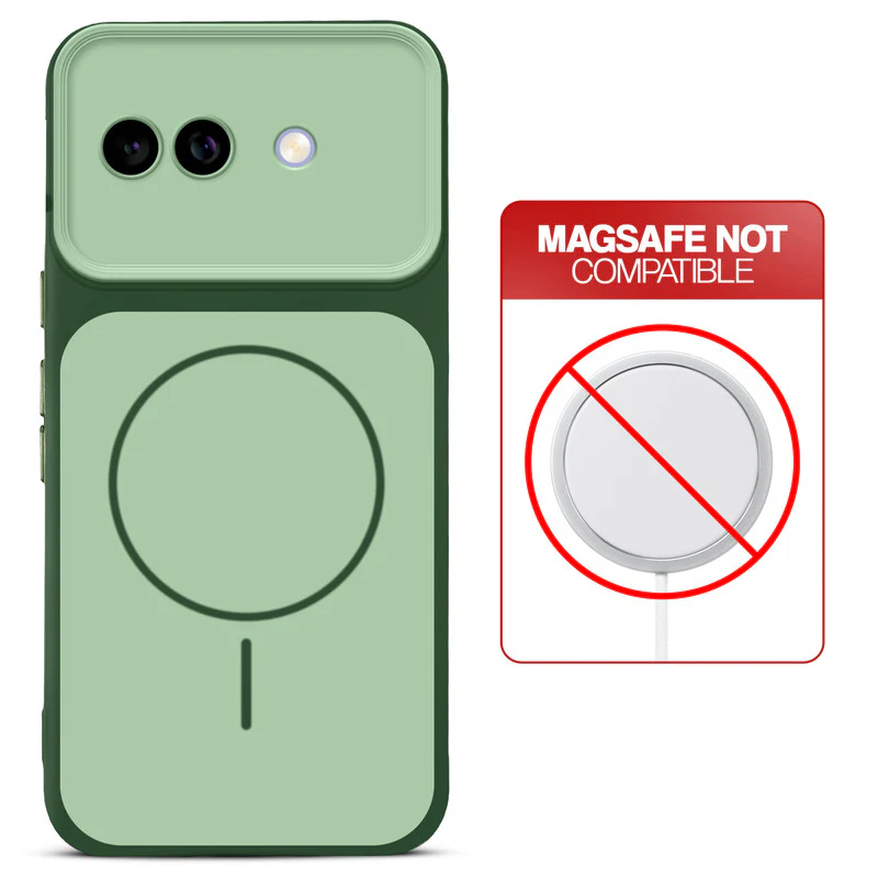 Dual Tone Silicone Back Cover Case With Metal Like Buttons For Google Pixel 9A 5G - Image 24