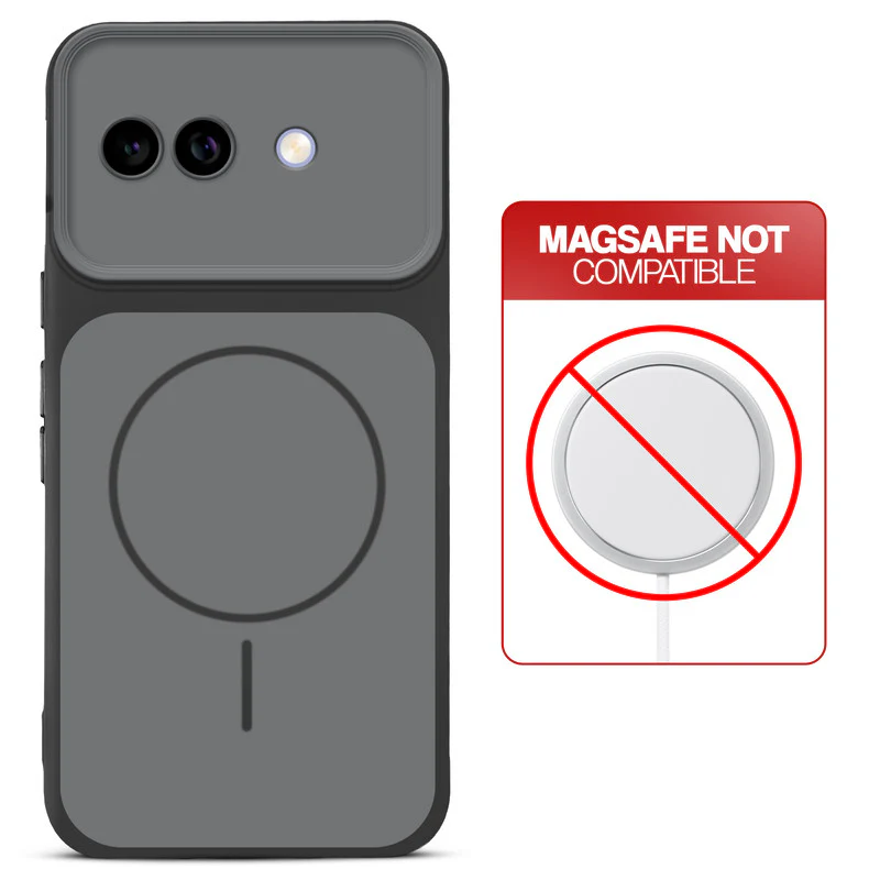 Dual Tone Silicone Back Cover Case With Metal Like Buttons For Google Pixel 9A 5G - Image 9