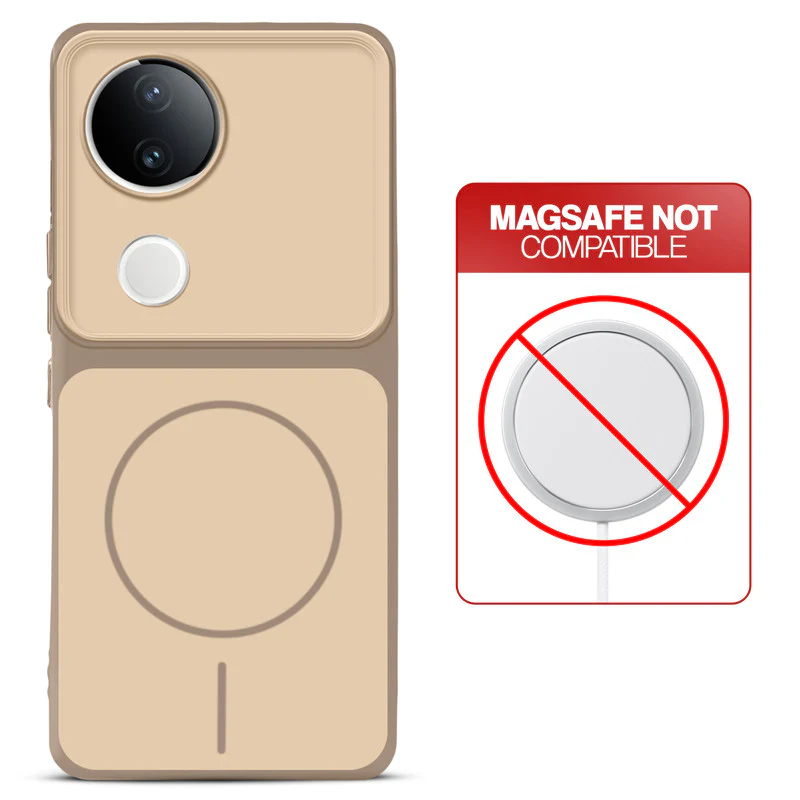 Dual Tone Silicone Back Cover Case With Metal Like Buttons For iQOO Z10R 5G - Image 19