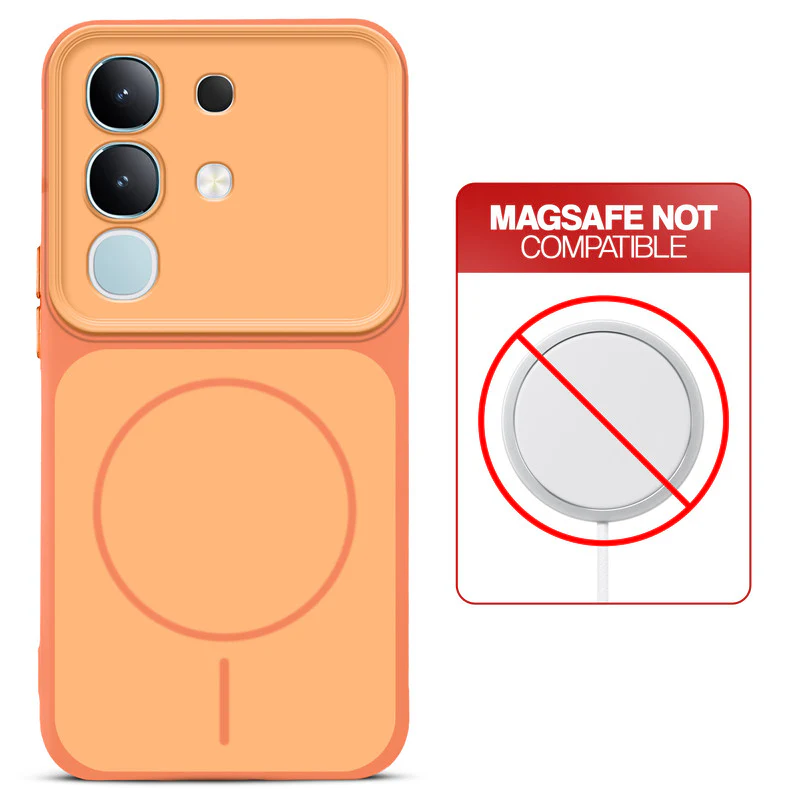 Dual Tone Silicone Back Cover Case With Metal Like Buttons For iQOO Z10x 5G - Image 4