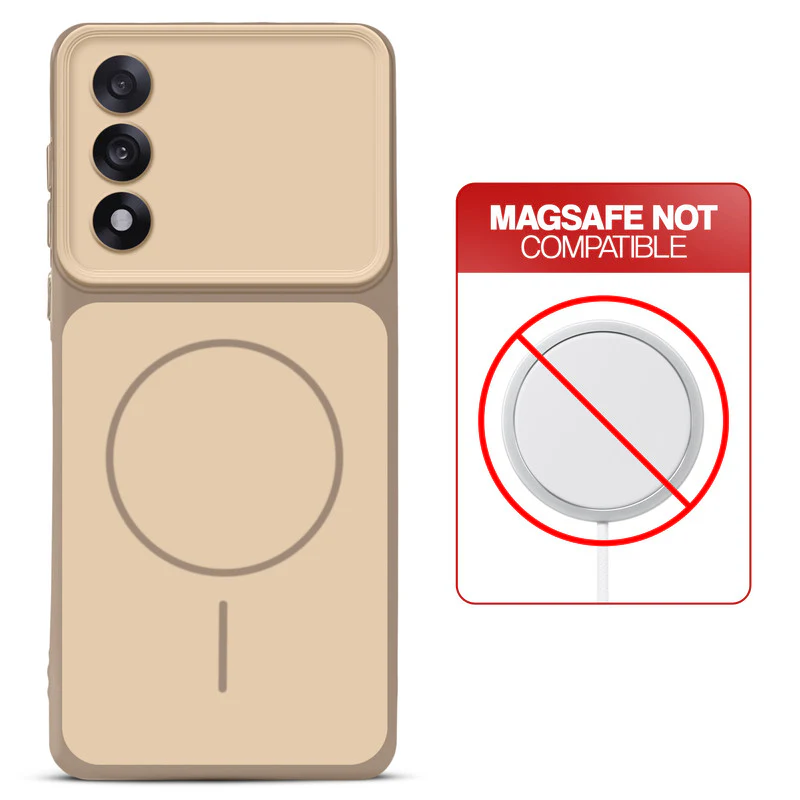 Dual Tone Silicone Back Cover Case With Metal Like Buttons For OnePlus Nord 5 5G - Image 19