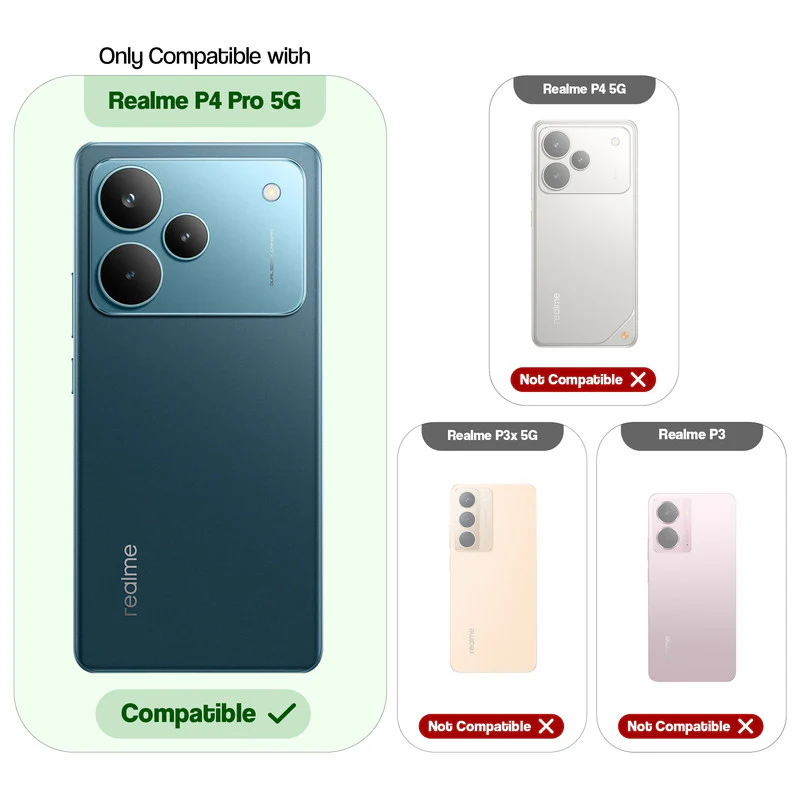 Dual Tone Silicone Back Cover Case With Metal Like Buttons For Realme P4 Pro 5G - Image 2