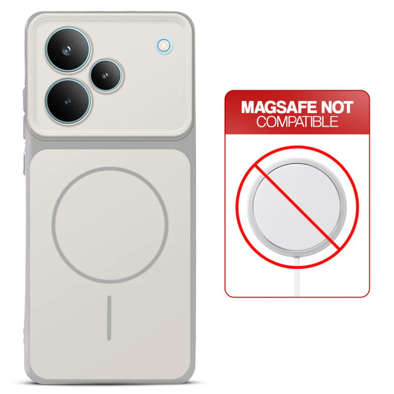 Dual Tone Silicone Back Cover Case With Metal Like Buttons For Realme P4 Pro 5G - Image 29