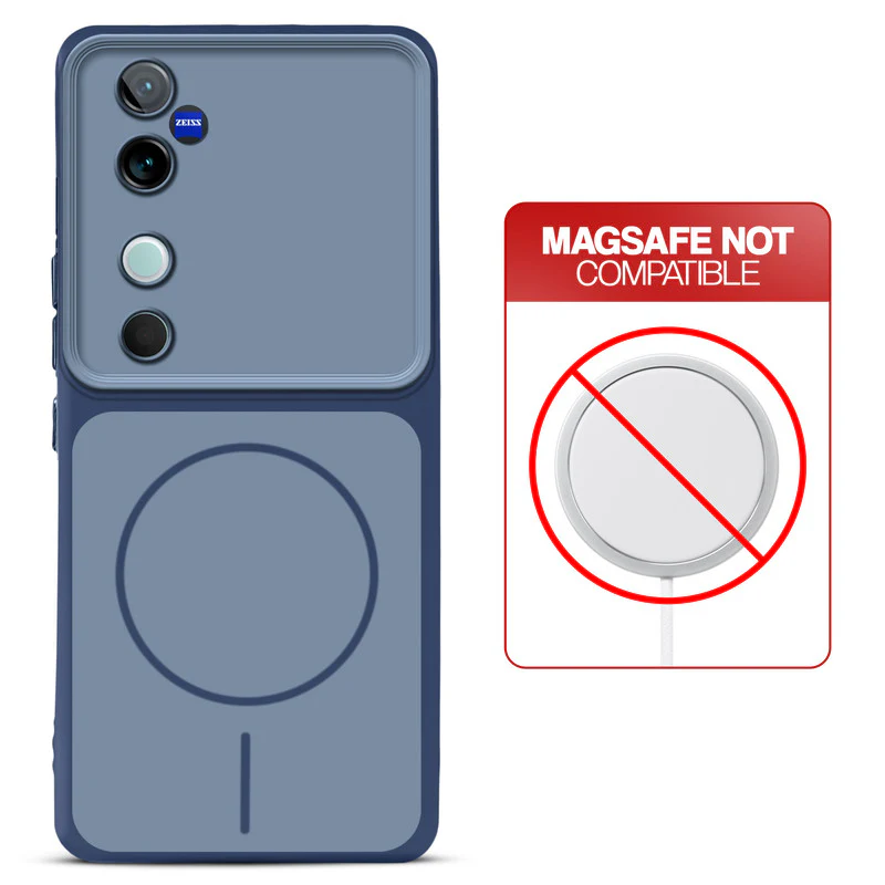 Dual Tone Silicone Back Cover Case With Metal Like Buttons For Vivo V40 5G - Image 14